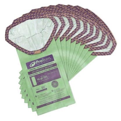 ProTeam Intercept Micro Filter Bag - 10 Quart (Open Collar Triangular)