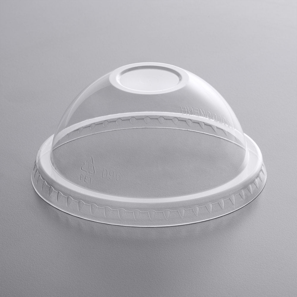 Lids Clear Plastic Dome Flat-top