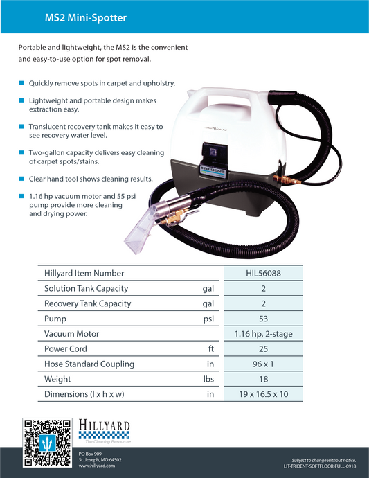 Hillyard MS2D Mini Spotter