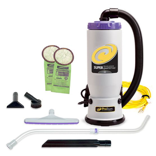 ProTeam Super QuarterVac 6 qt. Backpack Vacuum with Tool Kit