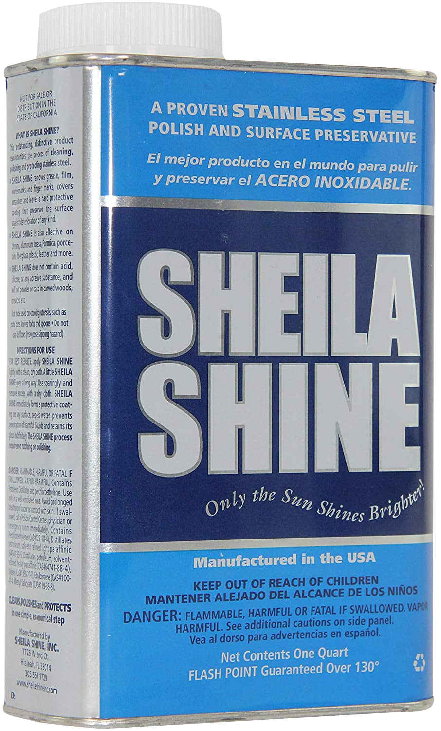 Sheila Shine Low VOC Cleaner/Polish 32 oz