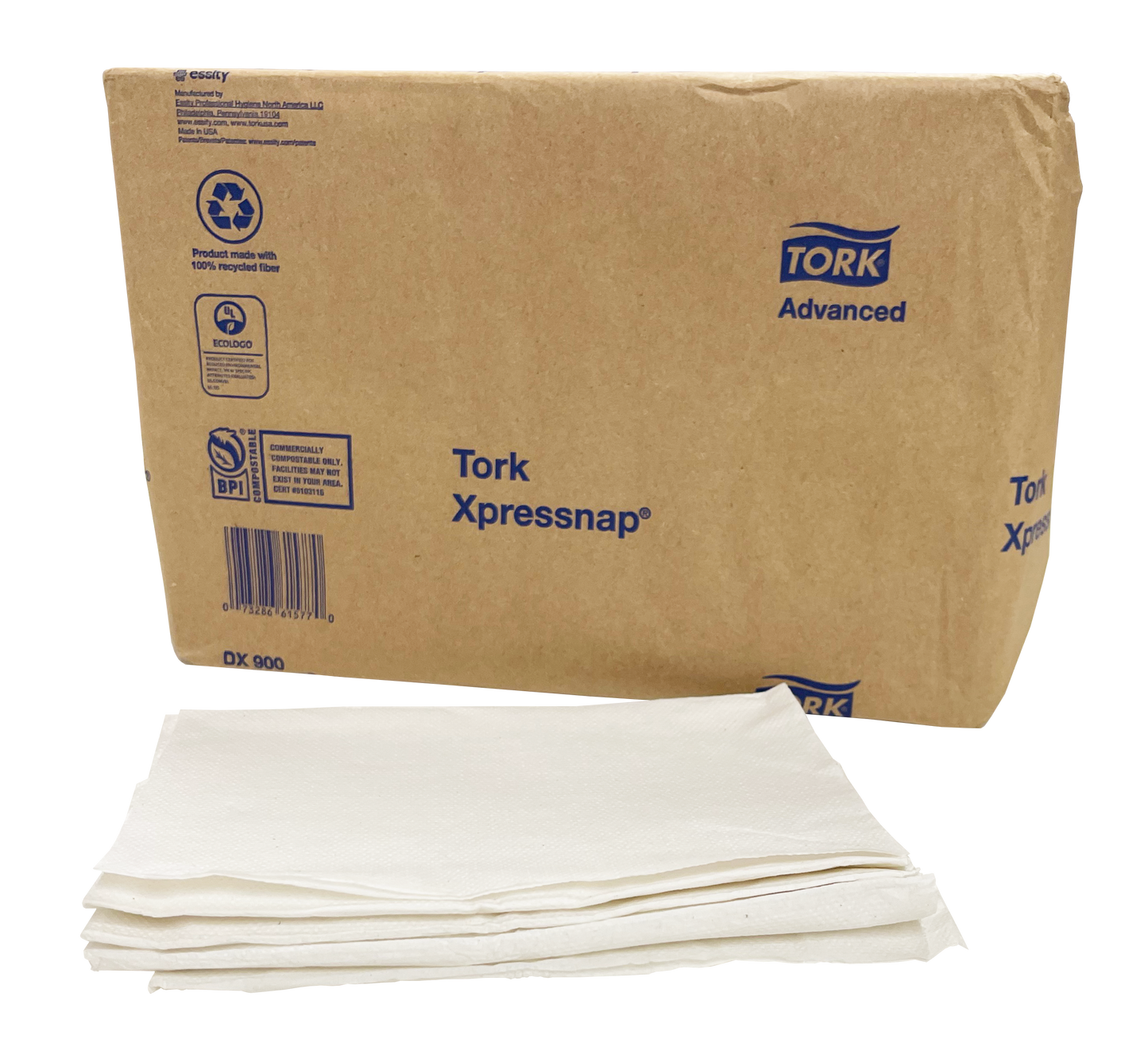 Tork Advanced Plus Xpressnap® White Dispenser Napkin