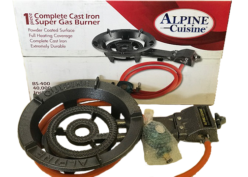 Alpine Cuisine Double Burner Griddle 19 x 11