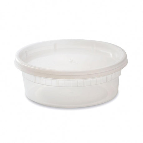 Deli Container and Lid Combo Plastic Clear