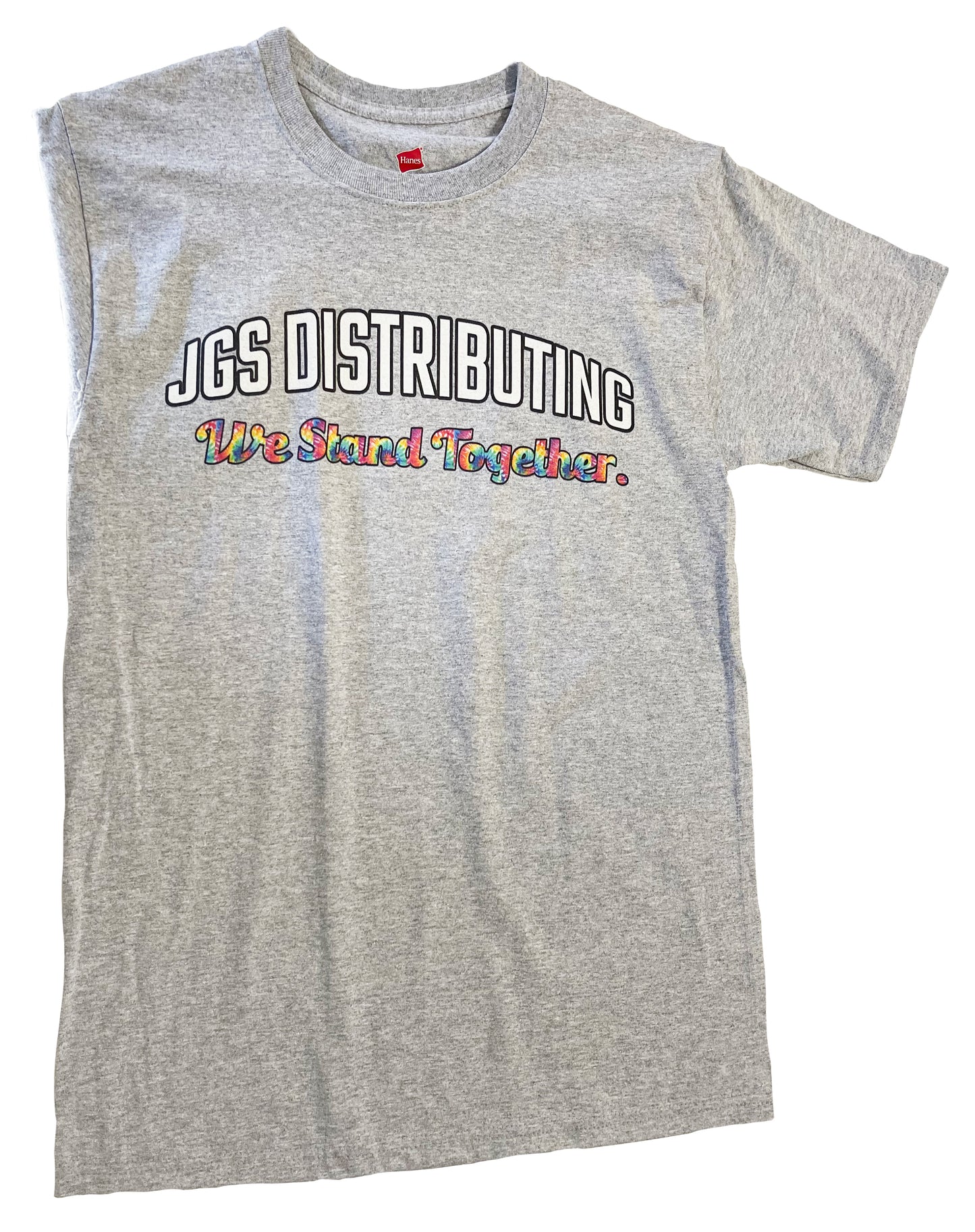 JGS Distributing Pride Shirt Tie-Dye Lettering
