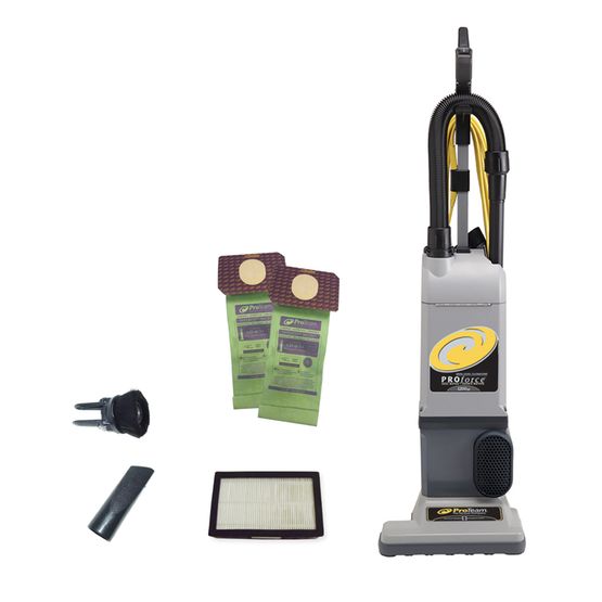 ProTeam ProForce 1200XP Commercial Upright Vacuum Cleaner with On-Board Tools