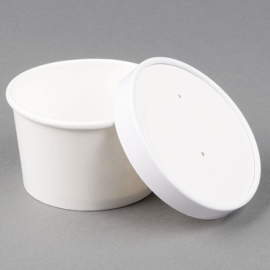 Container with Vented Lid Paper